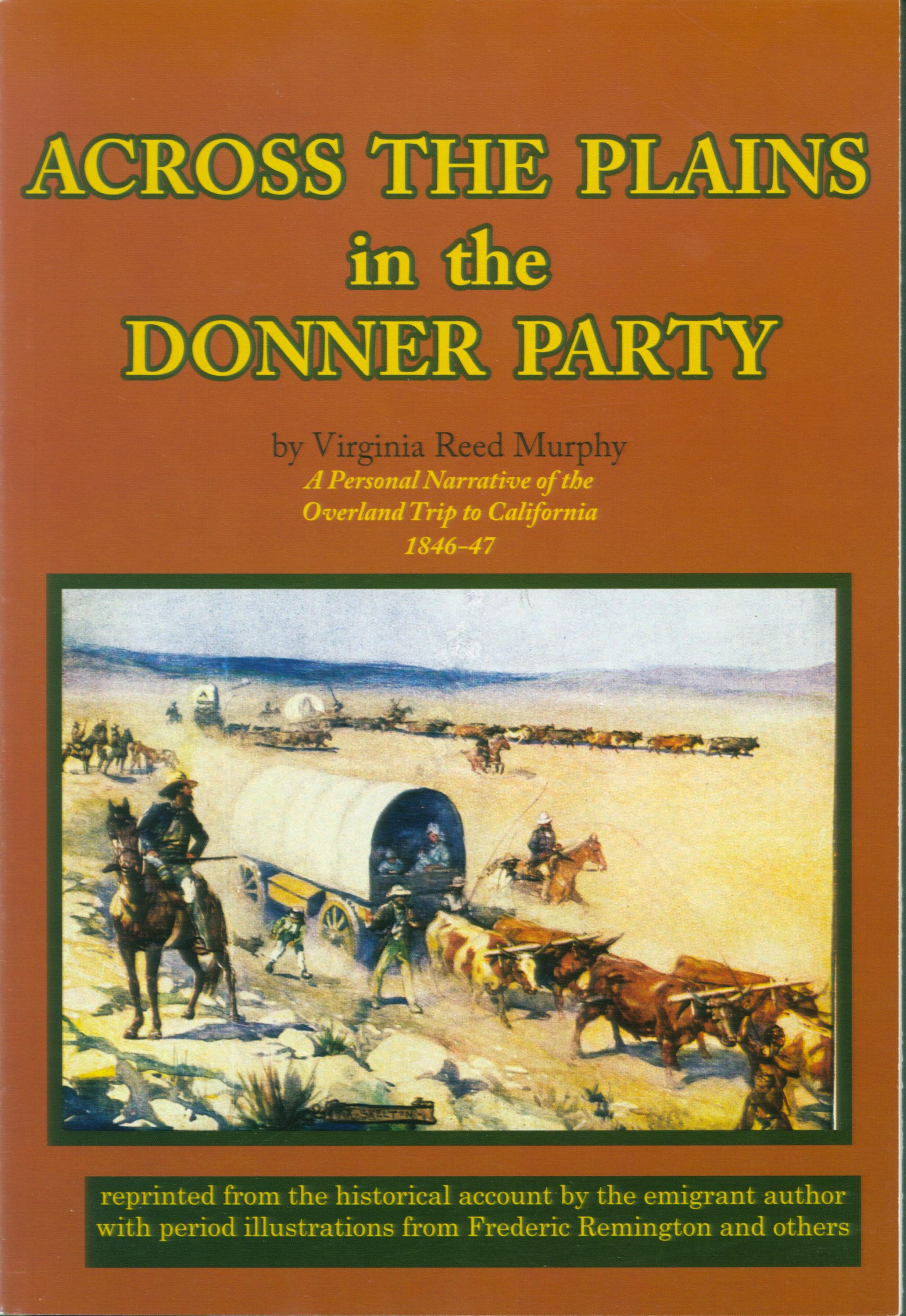 Across the Plains in the Donner Party. vist0099 front cover